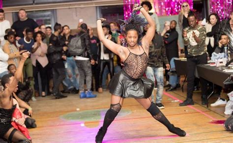 underground ballroom scene